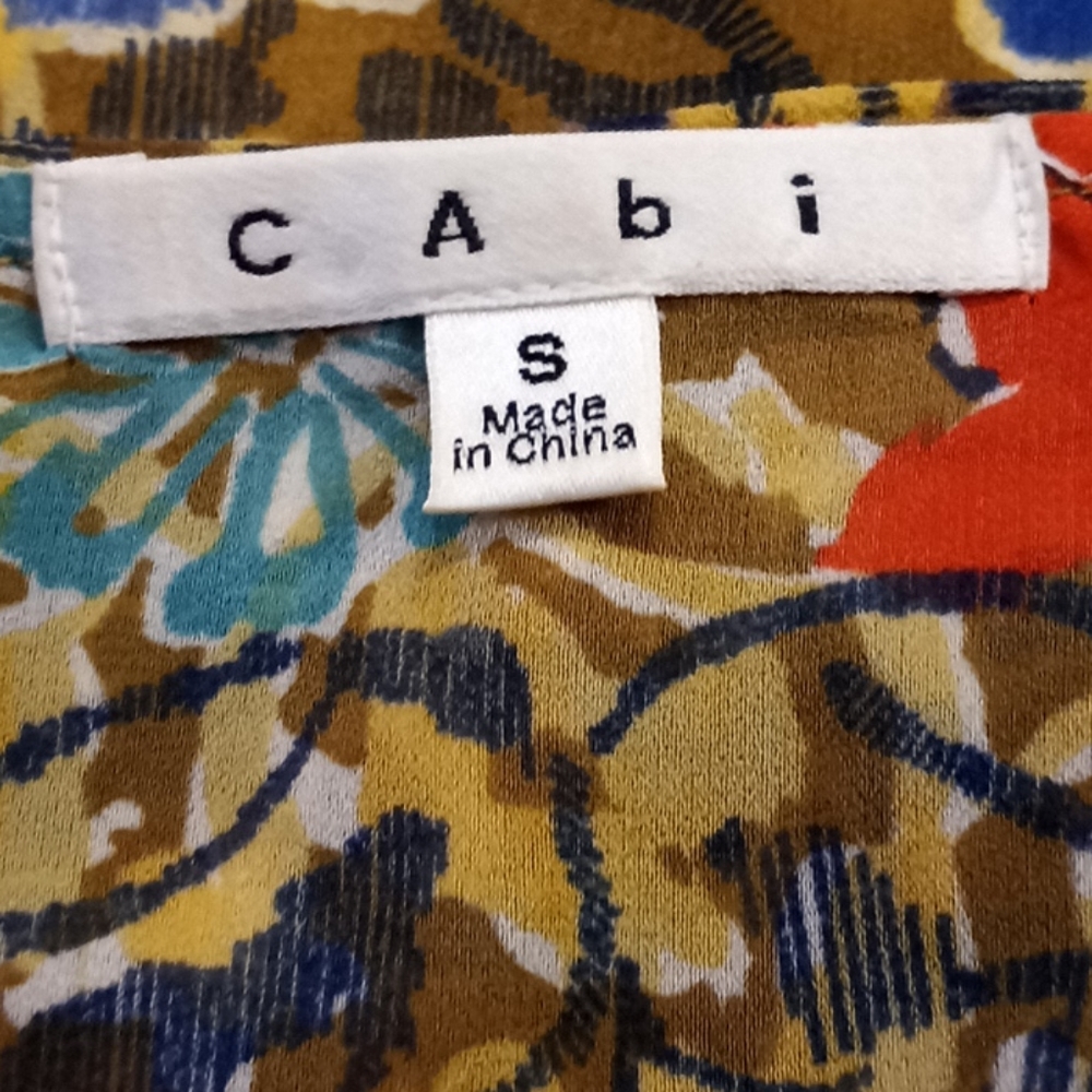 CAbi Floral Chiffon Cardigan Blouse - Picture 13 of 13